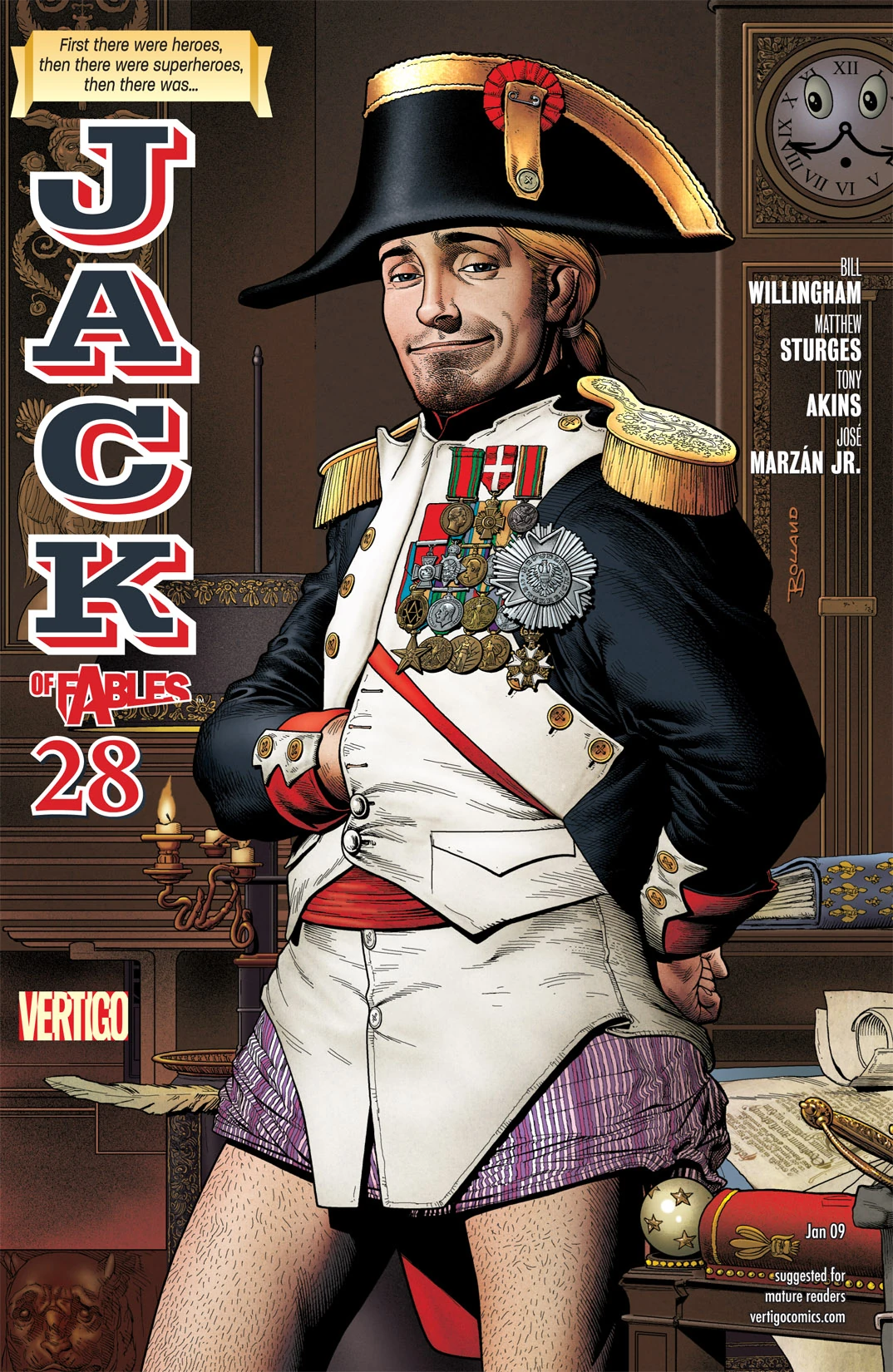 Jack of Fables #28 (DC, 2008 — Cover A) cover